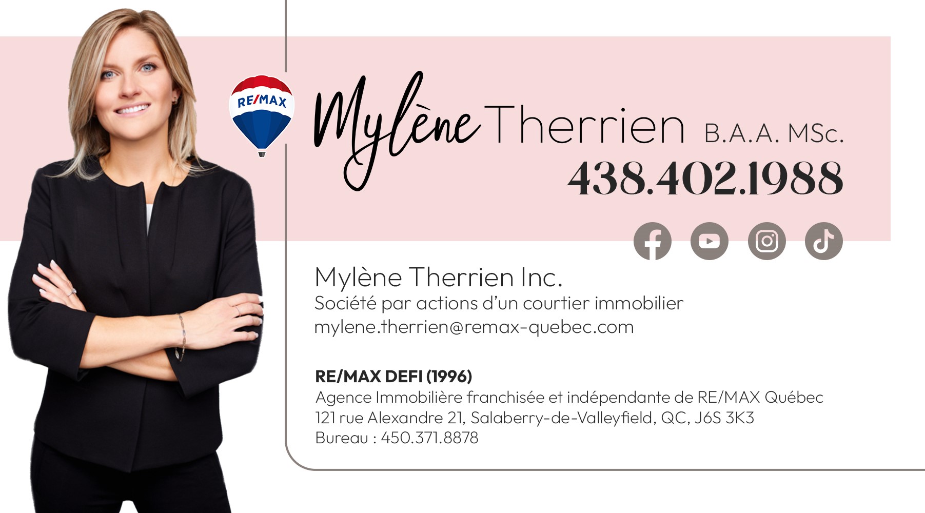 Mylène Therrien Courtier immobilier